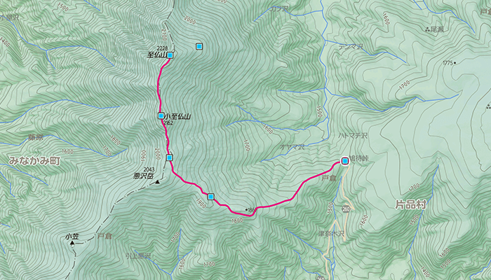 至仏山のコース