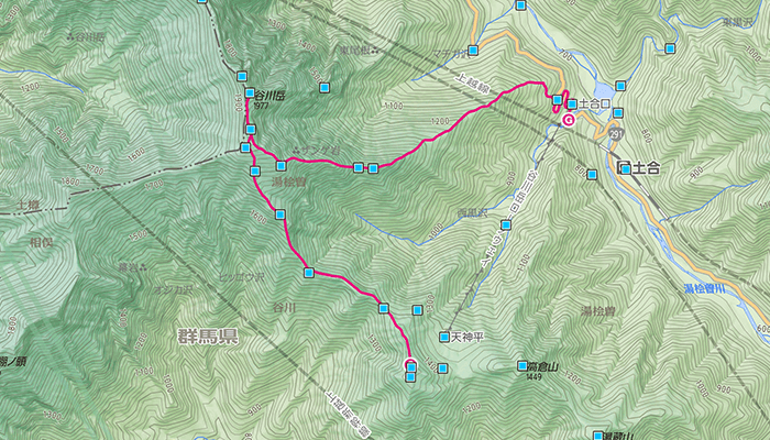谷川岳のコース