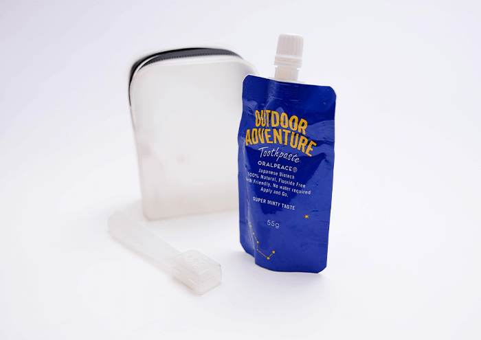 登山でアウトドア用歯磨き・オーラルピースを活用